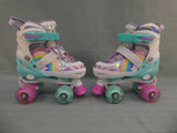 Sulifeel Rainbow Unicorn Roller Skates, Small Adjustable (4-6 yrs) - NIB