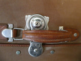 Vintage Gold Leaf 34" Rolling Suitcase