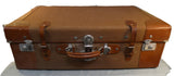 Vintage Gold Leaf 34" Rolling Suitcase