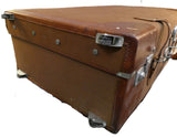 Vintage Gold Leaf 34" Rolling Suitcase