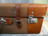 Vintage Gold Leaf 34" Rolling Suitcase