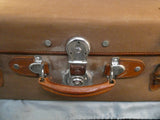 Vintage Gold Leaf 34" Rolling Suitcase