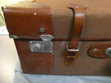Vintage Gold Leaf 34" Rolling Suitcase