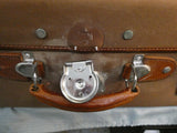 Vintage Gold Leaf 34" Rolling Suitcase