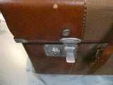 Vintage Gold Leaf 34" Rolling Suitcase