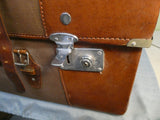 Vintage Gold Leaf 34" Rolling Suitcase