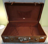 Vintage Gold Leaf 34" Rolling Suitcase