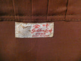 Vintage Gold Leaf 34" Rolling Suitcase