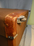 Vintage Gold Leaf 34" Rolling Suitcase