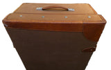 Vintage Gold Leaf 34" Rolling Suitcase