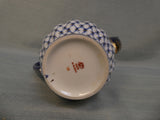 Russian Imperial Lomonosov Porcelain Cobalt Net Coffee Pot