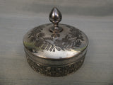 Meriden Britannia Co. Silver Plate Dome Butter Dish 4974