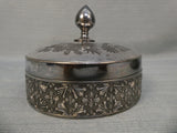 Meriden Britannia Co. Silver Plate Dome Butter Dish 4974