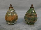 Vintage Wooden Spinning Tops - Lot of 4