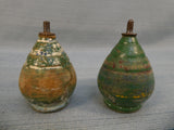Vintage Wooden Spinning Tops - Lot of 4