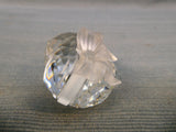 Swarovski Silver Crystal Heart with Bow Paperweight