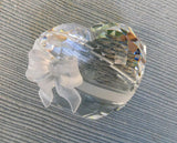 Swarovski Silver Crystal Heart with Bow Paperweight