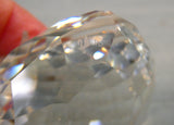 Swarovski Silver Crystal Heart with Bow Paperweight