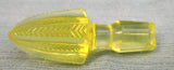 Fenton Topaz Opalescent Uranium Cactus Cruet with Stopper