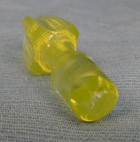Fenton Topaz Opalescent Uranium Cactus Cruet with Stopper