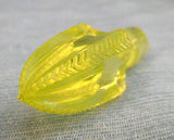 Fenton Topaz Opalescent Uranium Cactus Cruet with Stopper