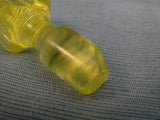 Fenton Topaz Opalescent Uranium Cactus Cruet with Stopper