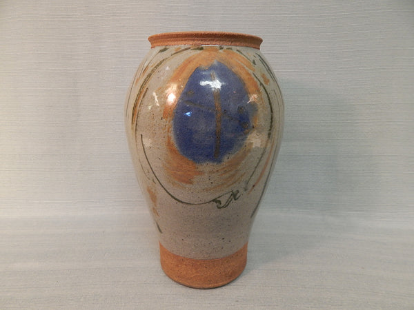 Large, Signed Pottery Vase - Very Good Condition