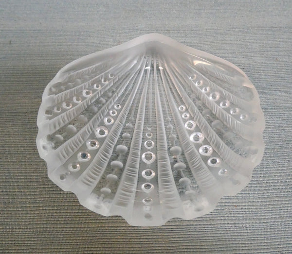 Crystal Scallop Shell Dish - BRAND NEW!