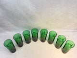 Nostalgic Anchor Hocking Green Glass Tumblers