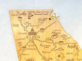 State of Georgia Bamboo Cutting Board
