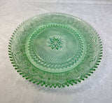 Indiana Glass Tiara Green Platter