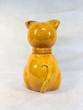 Large Butterscotch Cat Cookie Jar