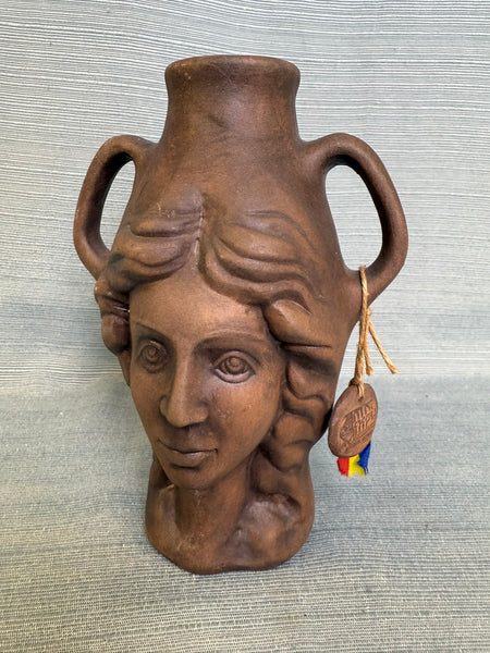 Two Headed Romanian Vase