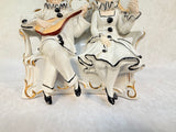 Commedia dell'Arte Pierrot and Columbina Figurine