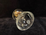 Traditional Glass and Brass Oil Lamp