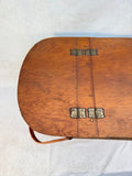 Vintage Redmon Woven Wood Picnic Basket