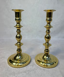 Pair of Baldwin 9 Inch Brass Candlesticks