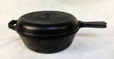 Lodge Cast Iron #8CF Combo Skillet Chicken Fryer W/ Lid