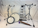 Pearl Snare Drum & Glockenspiel Set w/Stand & Case