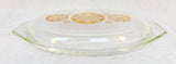 Pyrex Royal 1.5 Quart Divided Dish with Lid