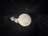 German Engraved Glass Beer Tankard