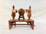 Handmade Mechanical Toy - Two Men and a Gong
