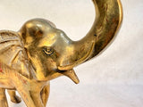 Vintage Large Brass Elephant