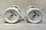Set of Two Royal Worcester Evesham Vale Coffee Cups