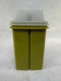 Vintage Tupperware Pick-a-Deli Pickle Holder in Avocado Green