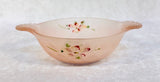 Hocking Mayfair Open Rose Frosted Pink Serving Set