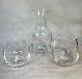 Juliska Berry and Thread - 2 Wine Glasses and Carafe - Brand New!