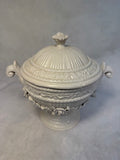 Vintage Imperial Porcelain Footed Compote Dish with Lid