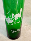 Nostalgic Anchor Hocking Green Glass Tumblers