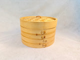 Four Tier Bamboo Steamer - Brand New!